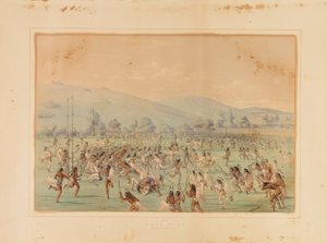 Gioco della palla - n. 23 da George Catlin