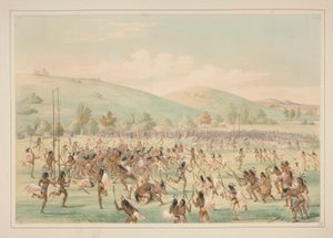 Gioco della Palla, pl. 23 dal Portafoglio degli Indiani d