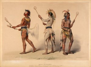 Giocatori di palla da George Catlin