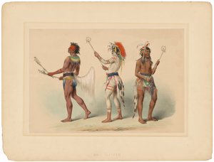 Giocatori di palla da George Catlin