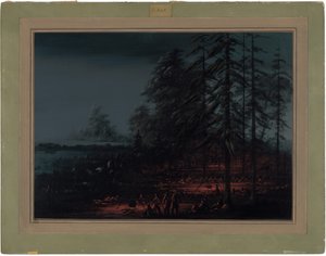 Bivacco di una Banda di Guerra Sioux da George Catlin