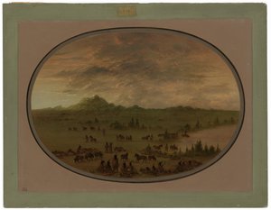 Bivacco di una banda di guerra Sioux all