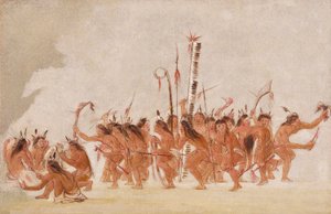 Danza dei Bravi, Ojibwa da George Catlin