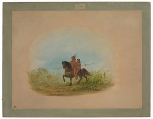 Sposi a cavallo - Connibo da George Catlin