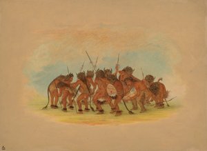 Danza del bufalo - Mandan, 1861