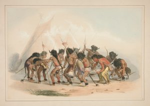 Danza del bufalo, tav. 8 dal Portfolio degli Indiani del Nord America
