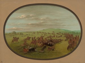 Camanchees in movimento da George Catlin