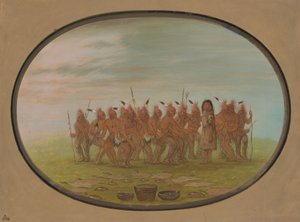 Danza al Berdache - Saukie da George Catlin