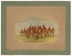 Danza della Scoperta - Saukie da George Catlin