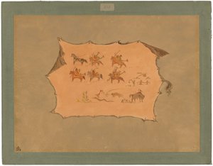 Facsimile di un mantello del dottore Pawnee da George Catlin