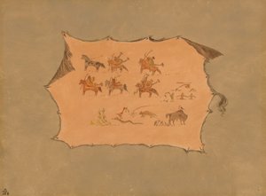 Facsimile di una veste di dottore Pawnee da George Catlin