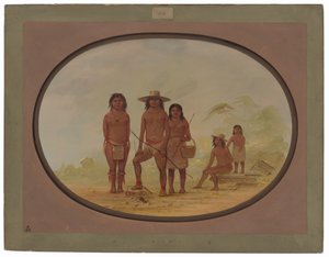 Cinque indiani Maya da George Catlin
