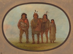 Quattro indiani Dogrib, 1855-1869