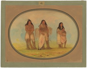 Quattro indiani Kiowa da George Catlin