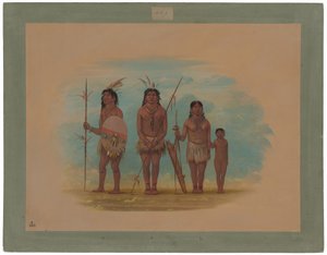 Quattro Indiani Xingu da George Catlin