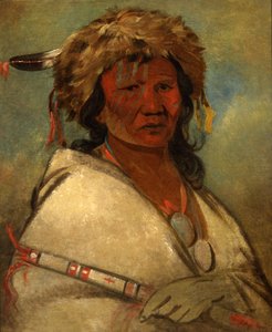 Grande Eroe, un capo, 1845 da George Catlin