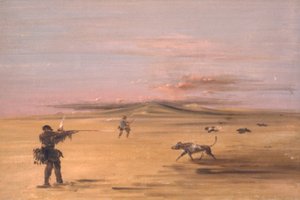 Caccia alla Pernice nelle Praterie del Missouri, 1837-39 da George Catlin