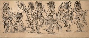 Danzatori indiani da George Catlin