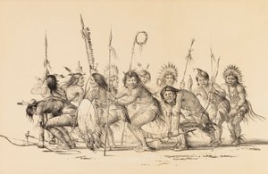 Indiani in cerchio che ballano--no. 30
