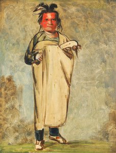 Káw-kaw-ne-chóo-a, un coraggioso da George Catlin