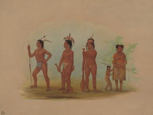 Indiani Klatsop, 1855-1869 da George Catlin