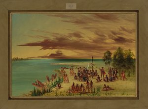 La Salle rivendica la Louisiana per la Francia, 9 aprile 1682, 1847-48