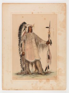 Mah-to-toh-pa, il capo Mandan da George Catlin