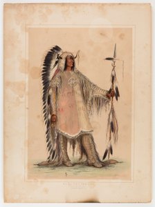 Mah-to-toh-pa, il capo Mandan da George Catlin