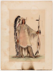 Mah-to-toh-pa, il capo Mandan da George Catlin