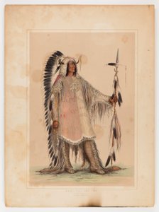 Mah-to-toh-pa, il capo Mandan da George Catlin
