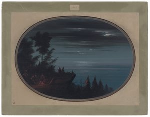 Villaggio di Nayas di notte