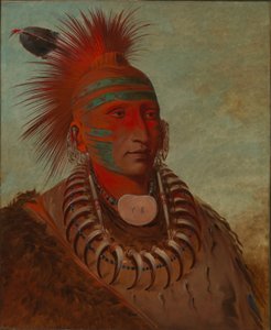 No-ho-mun-ya, Colui che non presta attenzione da George Catlin