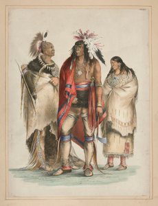 Indiani del Nord America, pl. 1 dal Portfolio degli Indiani del Nord America da George Catlin