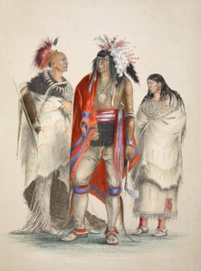 Indiani del Nord America, pub. 1845 da George Catlin