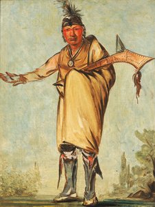 Náw-káw, Wood, ex capo tribù da George Catlin