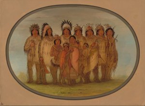 Indiani Ojibbeway a Parigi da George Catlin