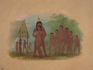 Indiani Orejona, 1854-1869 da George Catlin