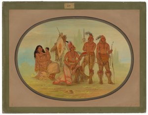 Indiani Osage da George Catlin