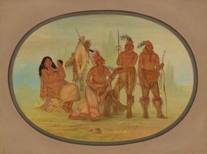 Indiani Osage, 1861-1869 da George Catlin