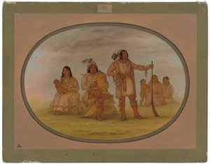 Osceola e quattro indiani Seminole da George Catlin