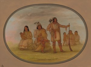 Osceola e quattro indiani Seminole da George Catlin