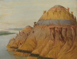 Scogliera di Argilla Pittoresca, 1700 Miglia sopra St. Louis