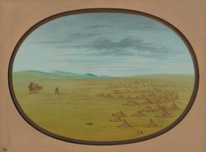 Villaggio di cani della prateria da George Catlin