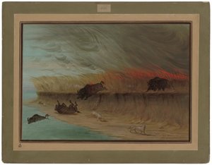 Praterie in fiamme da George Catlin