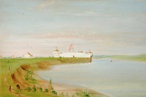Rock Island, Guarnigione degli Stati Uniti da George Catlin
