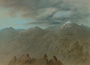 Montagne del fiume Salmon, 1855-1869 da George Catlin