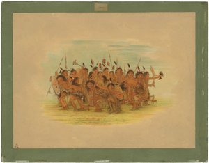 Danza dello Scalpo - Sioux da George Catlin