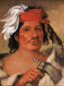 Seneca Steele, un grande libertino, 1831 da George Catlin
