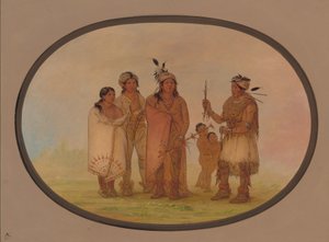 Indiani Shawano, 1861-1869 da George Catlin