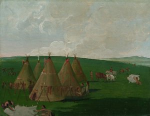 I Sioux accampati sull